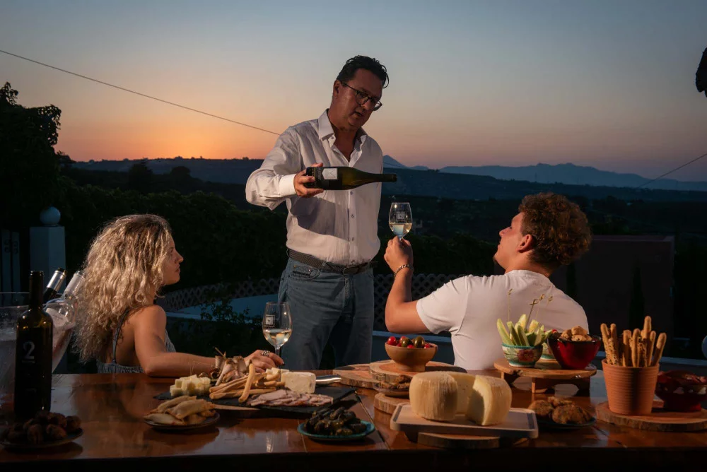 Crete Travel Guide: Everything You Need to Know (2026 Ultimate Guide) Sunset Wine Evening in Archanes near Heraklion